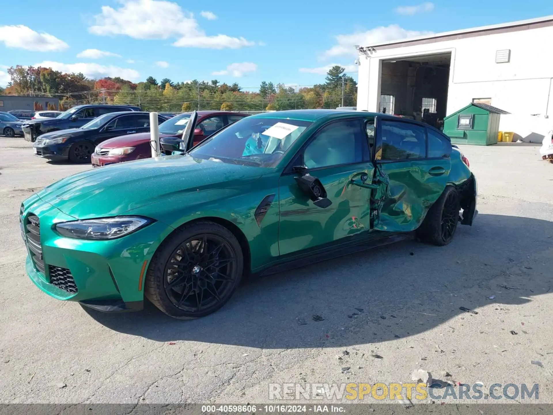 6 Photograph of a damaged car WBS43AY06NFM11726 BMW M3 2022