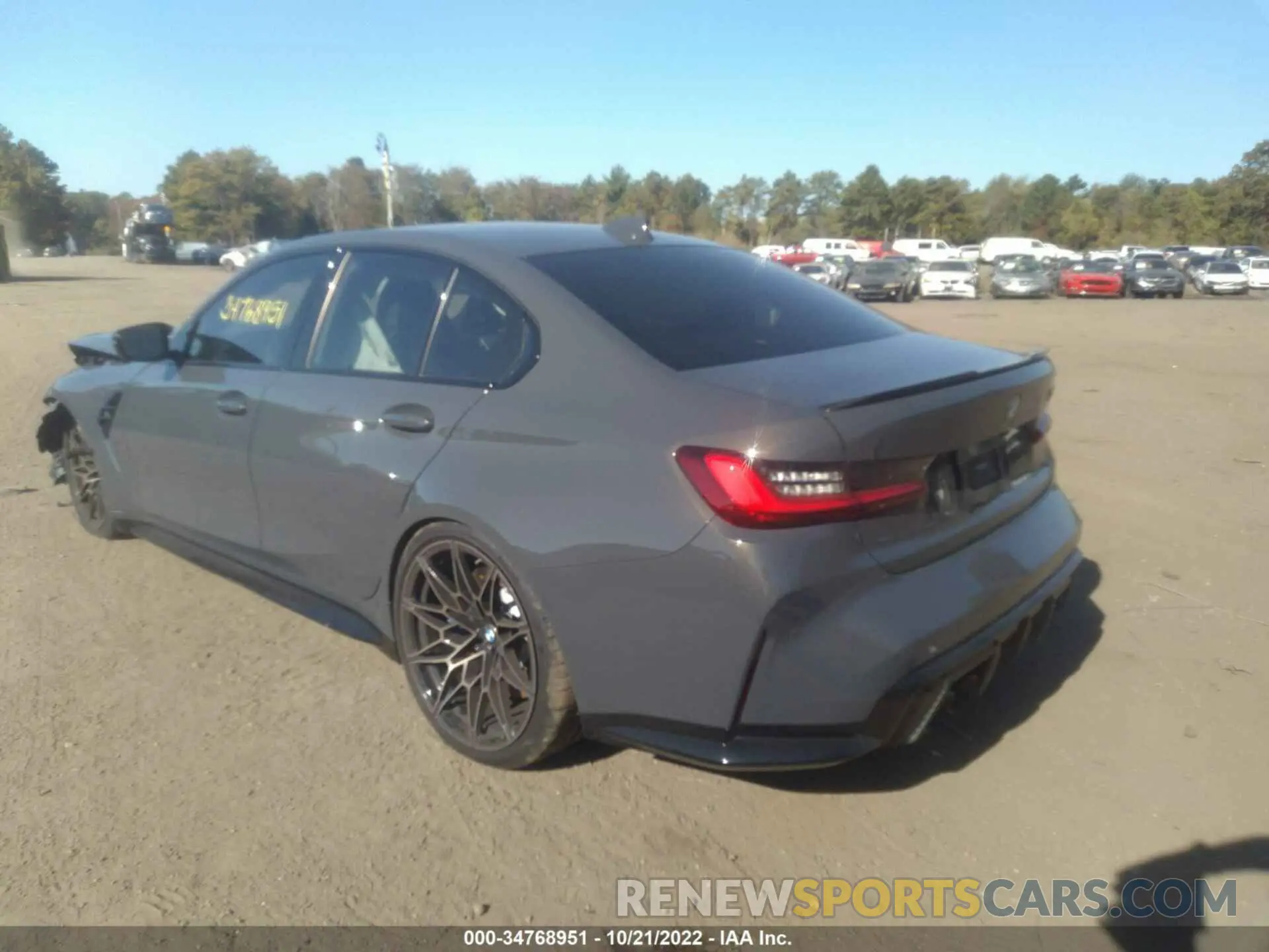 3 Photograph of a damaged car WBS43AY07NFM54617 BMW M3 2022