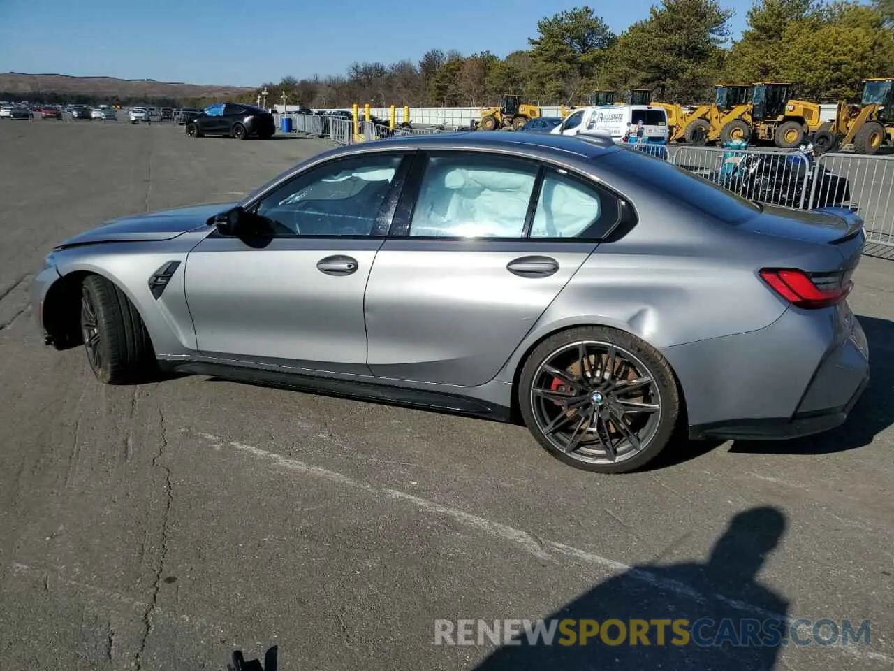 2 Photograph of a damaged car WBS43AY08NFM50916 BMW M3 2022