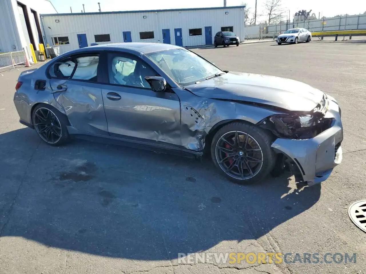 4 Photograph of a damaged car WBS43AY08NFM50916 BMW M3 2022
