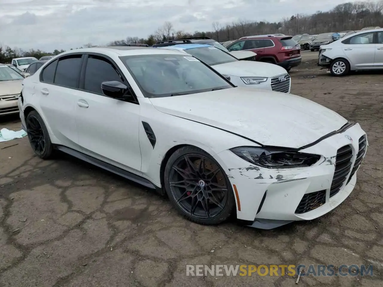 4 Photograph of a damaged car WBS43AY08NFM90896 BMW M3 2022