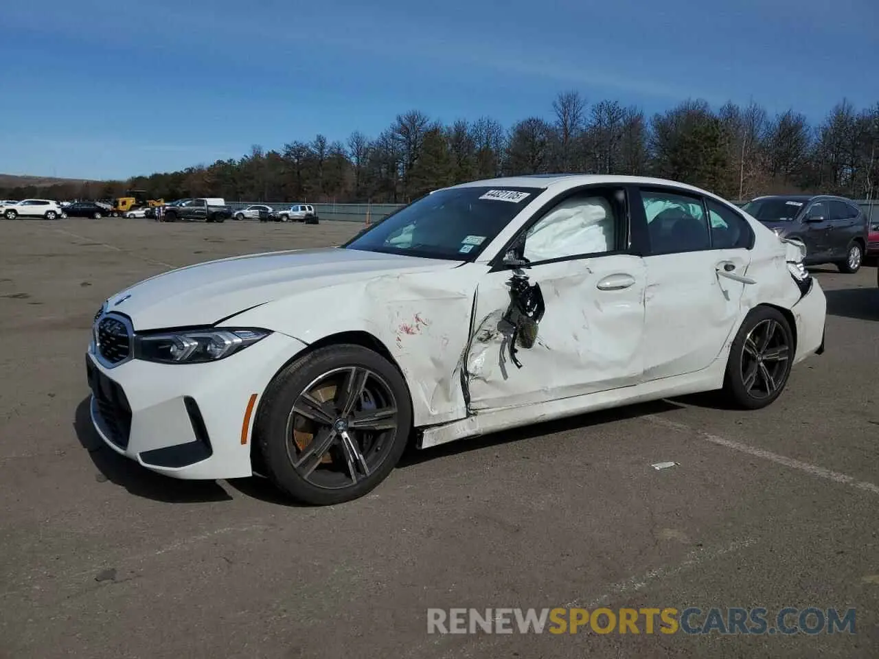 1 Photograph of a damaged car 3MW49FF00P8D22118 BMW M3 2023