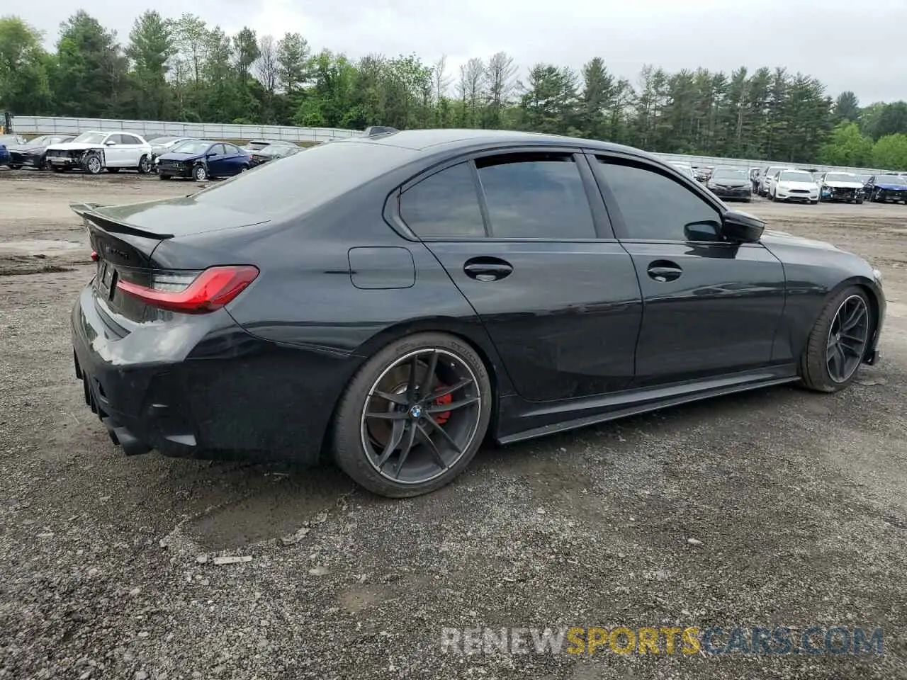 3 Photograph of a damaged car 3MW49FF06P8C96382 BMW M3 2023