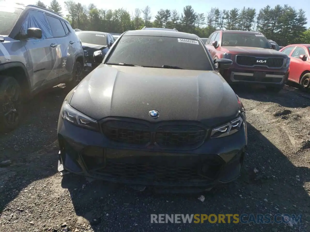 5 Photograph of a damaged car 3MW49FF06P8C96382 BMW M3 2023