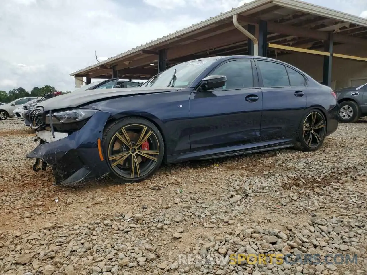 1 Photograph of a damaged car 3MW49FF07P8D67329 BMW M3 2023