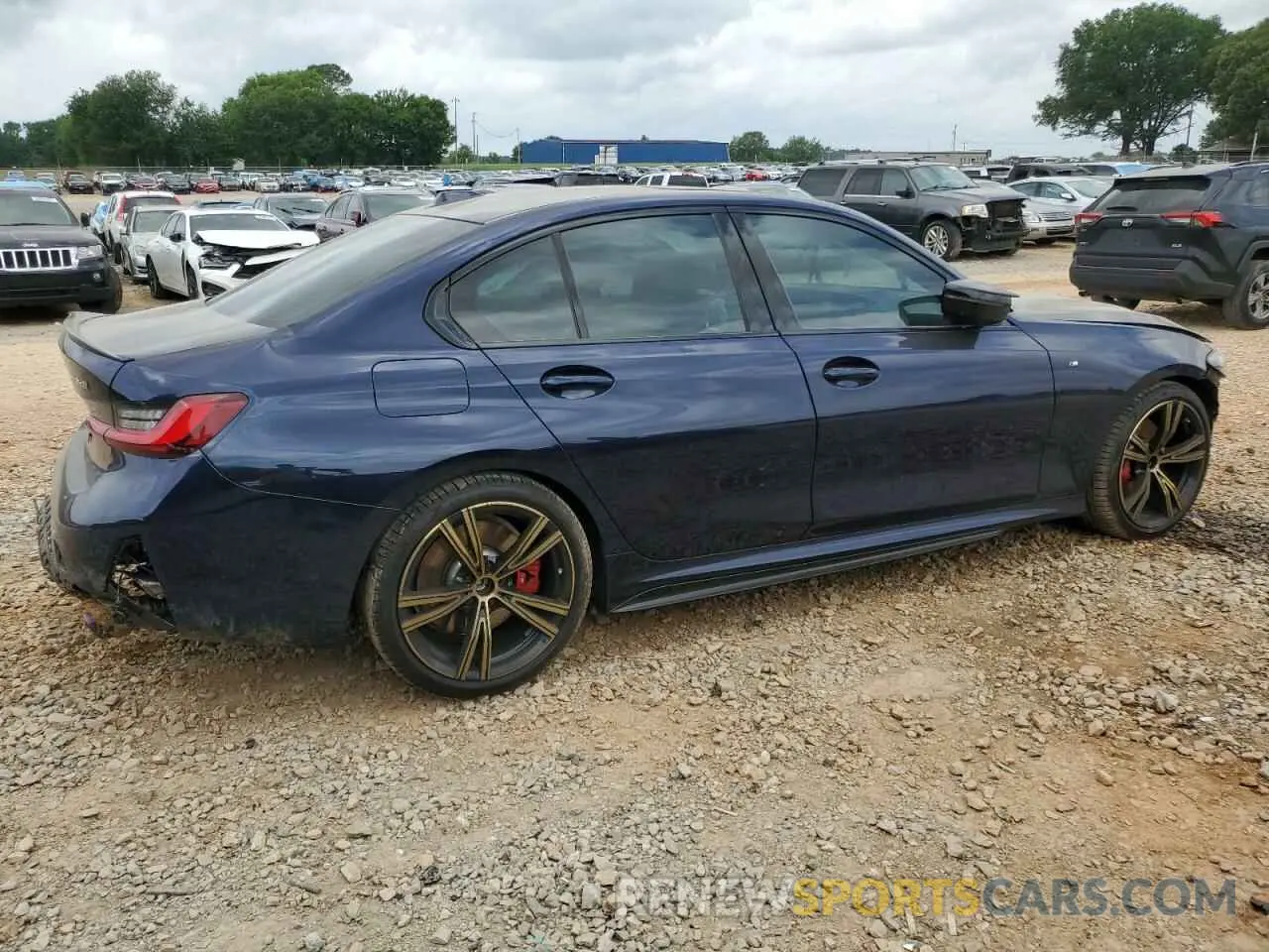 3 Photograph of a damaged car 3MW49FF07P8D67329 BMW M3 2023