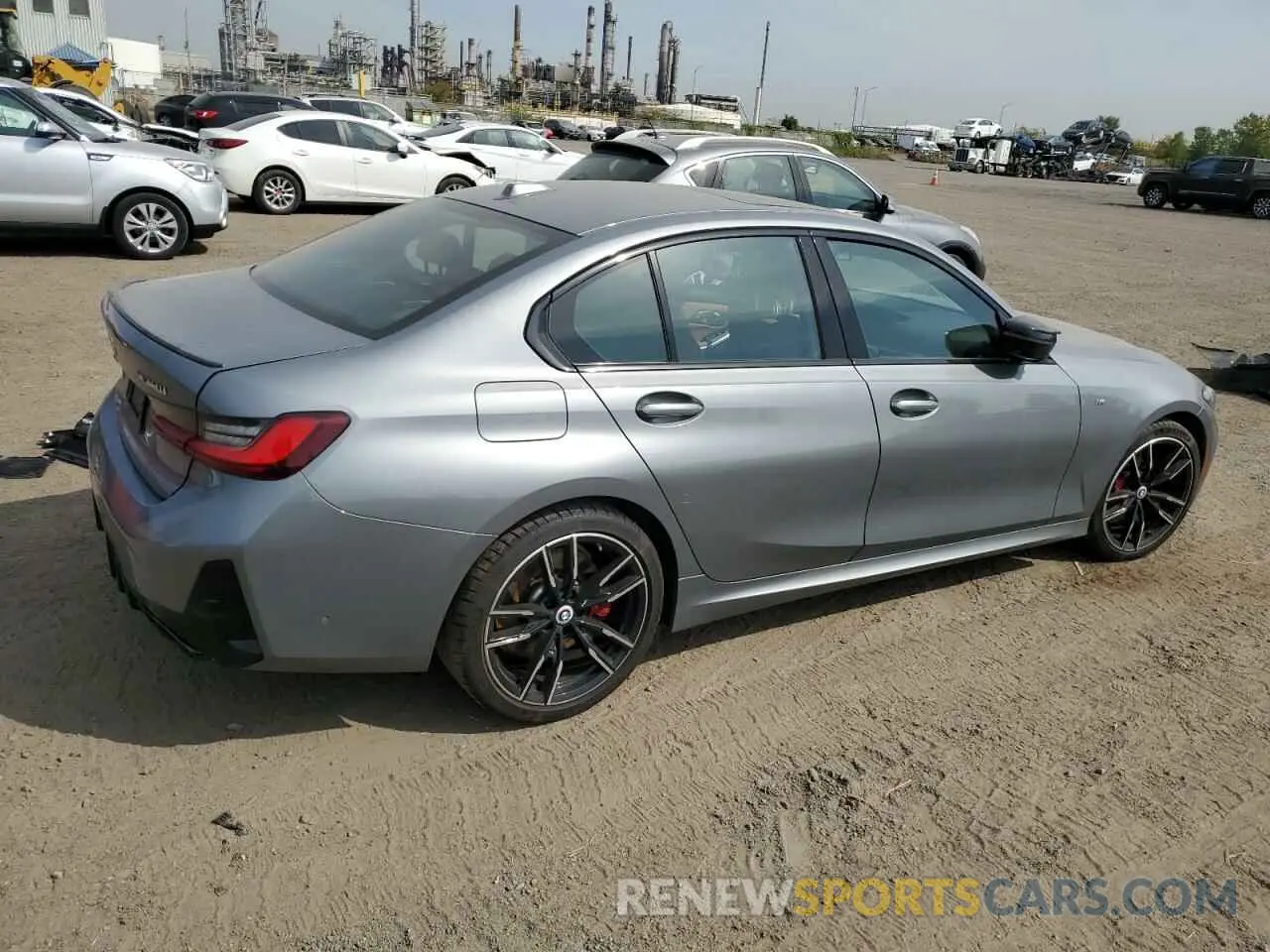 3 Photograph of a damaged car 3MW49FF08P8D44741 BMW M3 2023
