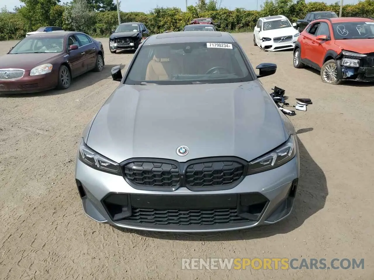 5 Photograph of a damaged car 3MW49FF08P8D44741 BMW M3 2023