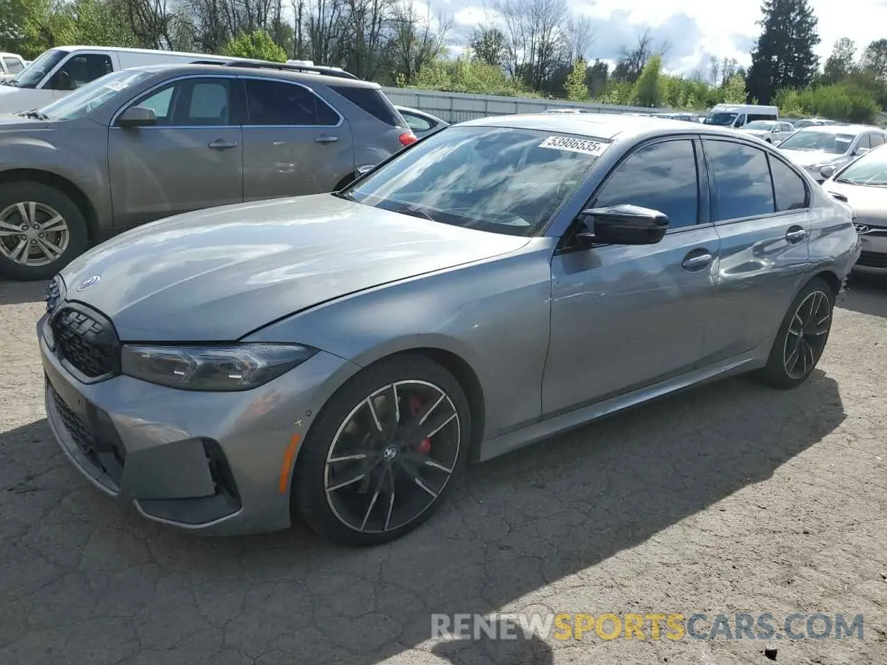 1 Photograph of a damaged car 3MW49FF09P8D37233 BMW M3 2023