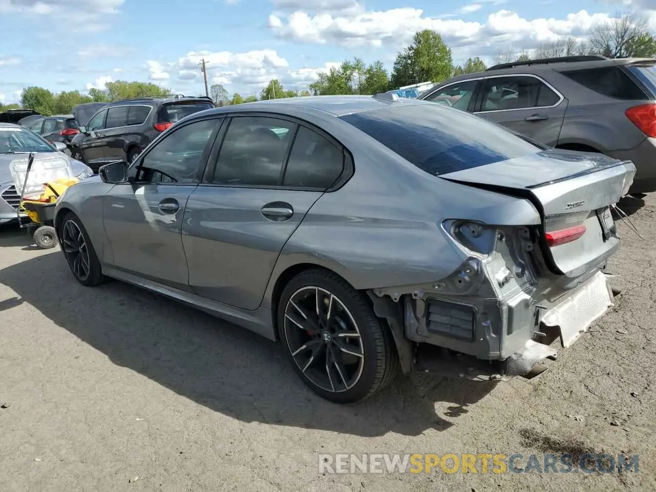 2 Photograph of a damaged car 3MW49FF09P8D37233 BMW M3 2023