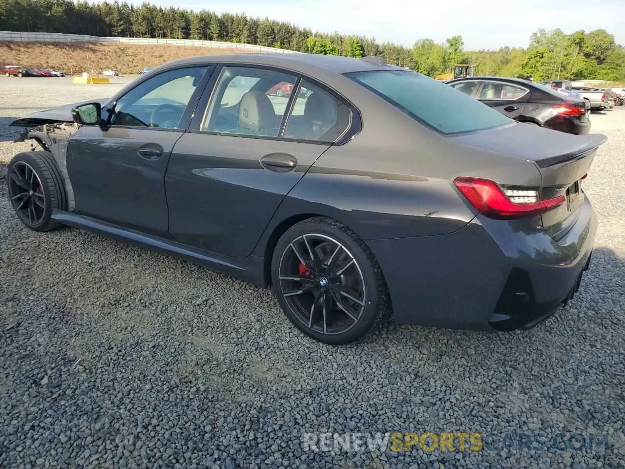 2 Photograph of a damaged car 3MW49FS00P8D51284 BMW M3 2023