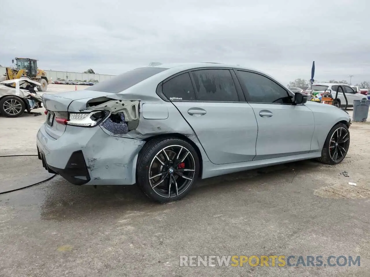 3 Photograph of a damaged car 3MW49FS07P8C81993 BMW M3 2023