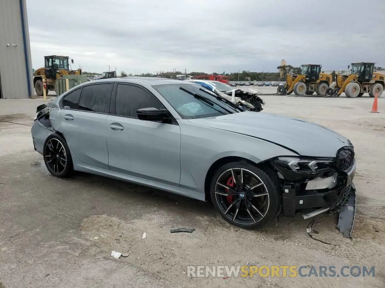 4 Photograph of a damaged car 3MW49FS07P8C81993 BMW M3 2023