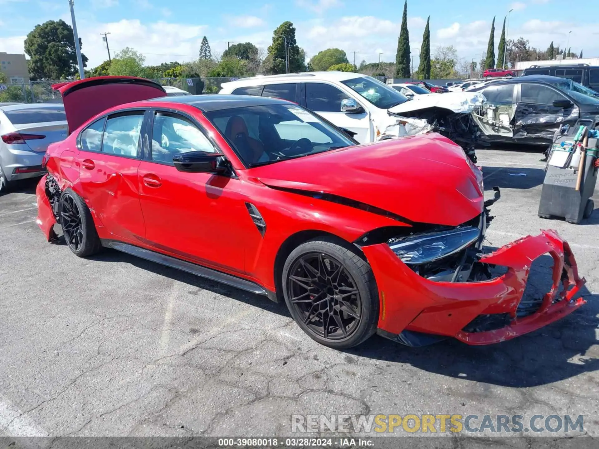 1 Photograph of a damaged car WBS33AY01PFN84679 BMW M3 2023
