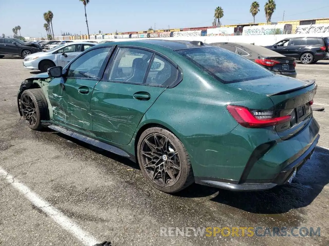2 Photograph of a damaged car WBS33AY03PFP14557 BMW M3 2023
