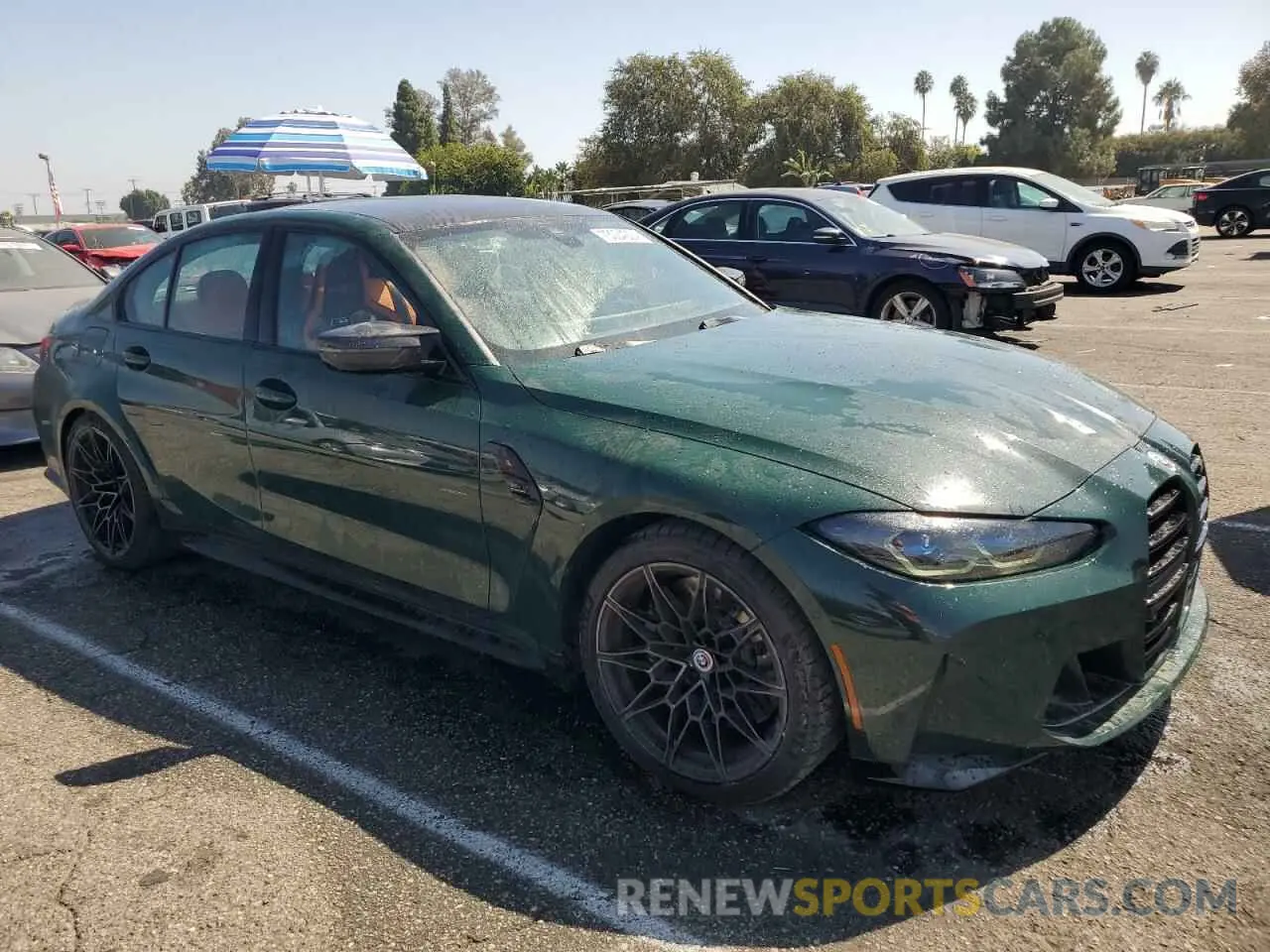 4 Photograph of a damaged car WBS33AY03PFP14557 BMW M3 2023