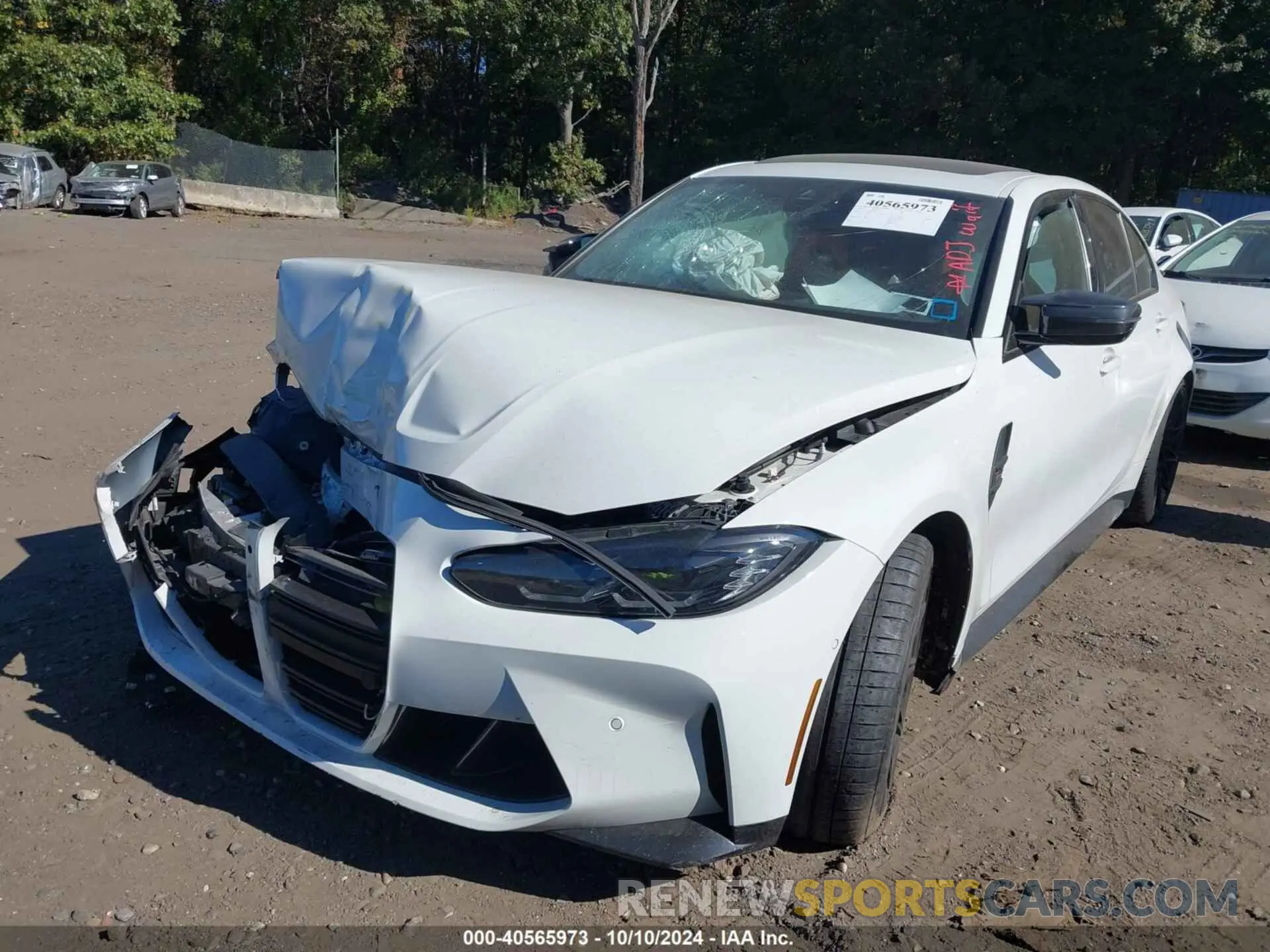 2 Photograph of a damaged car WBS33AY04PFN31510 BMW M3 2023