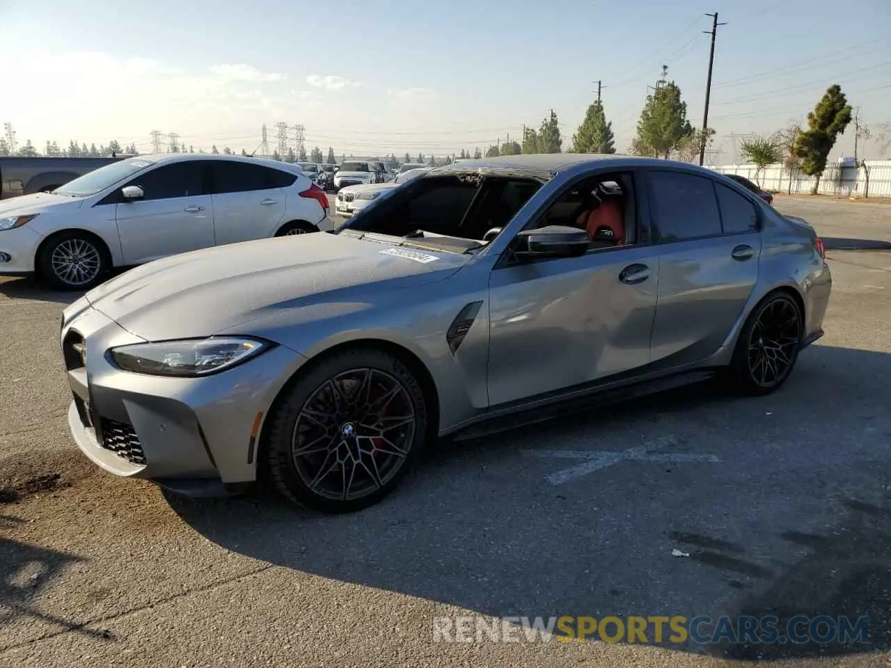 1 Photograph of a damaged car WBS33AY04PFP89350 BMW M3 2023