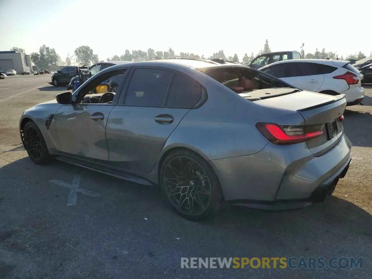 2 Photograph of a damaged car WBS33AY04PFP89350 BMW M3 2023