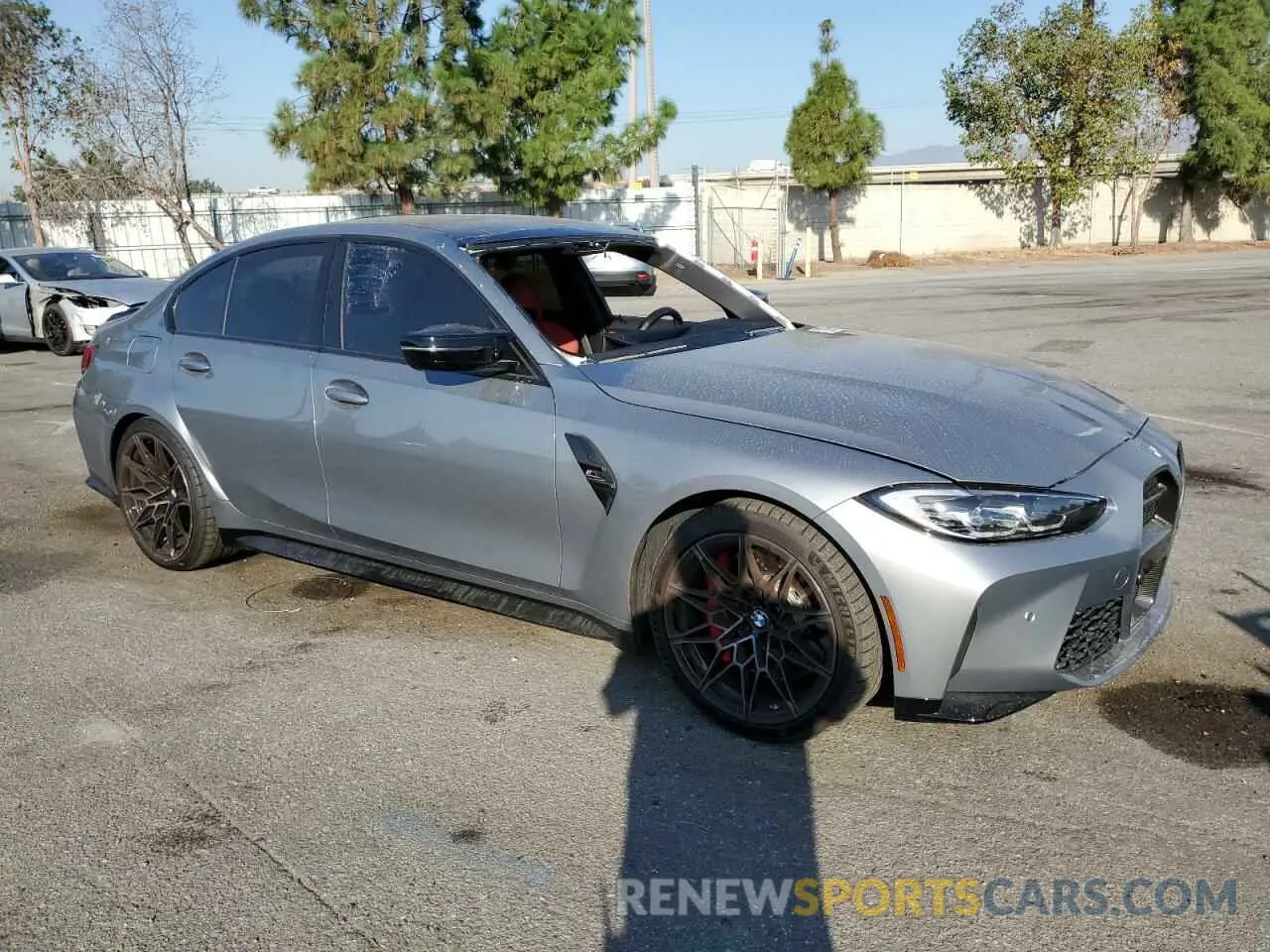 4 Photograph of a damaged car WBS33AY04PFP89350 BMW M3 2023