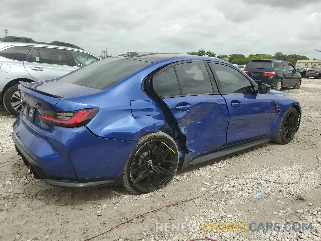 3 Photograph of a damaged car WBS33AY05PFN57582 BMW M3 2023