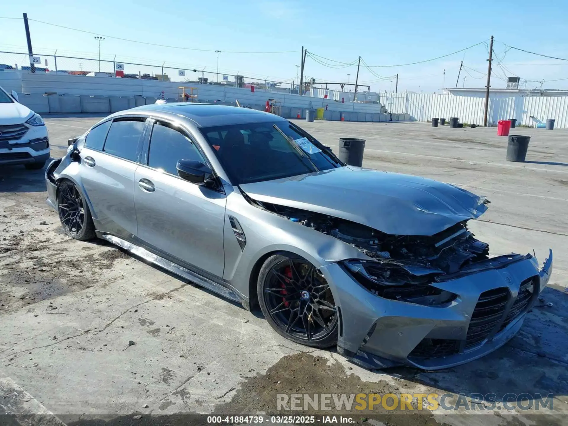 1 Photograph of a damaged car WBS33AY09PFN37528 BMW M3 2023