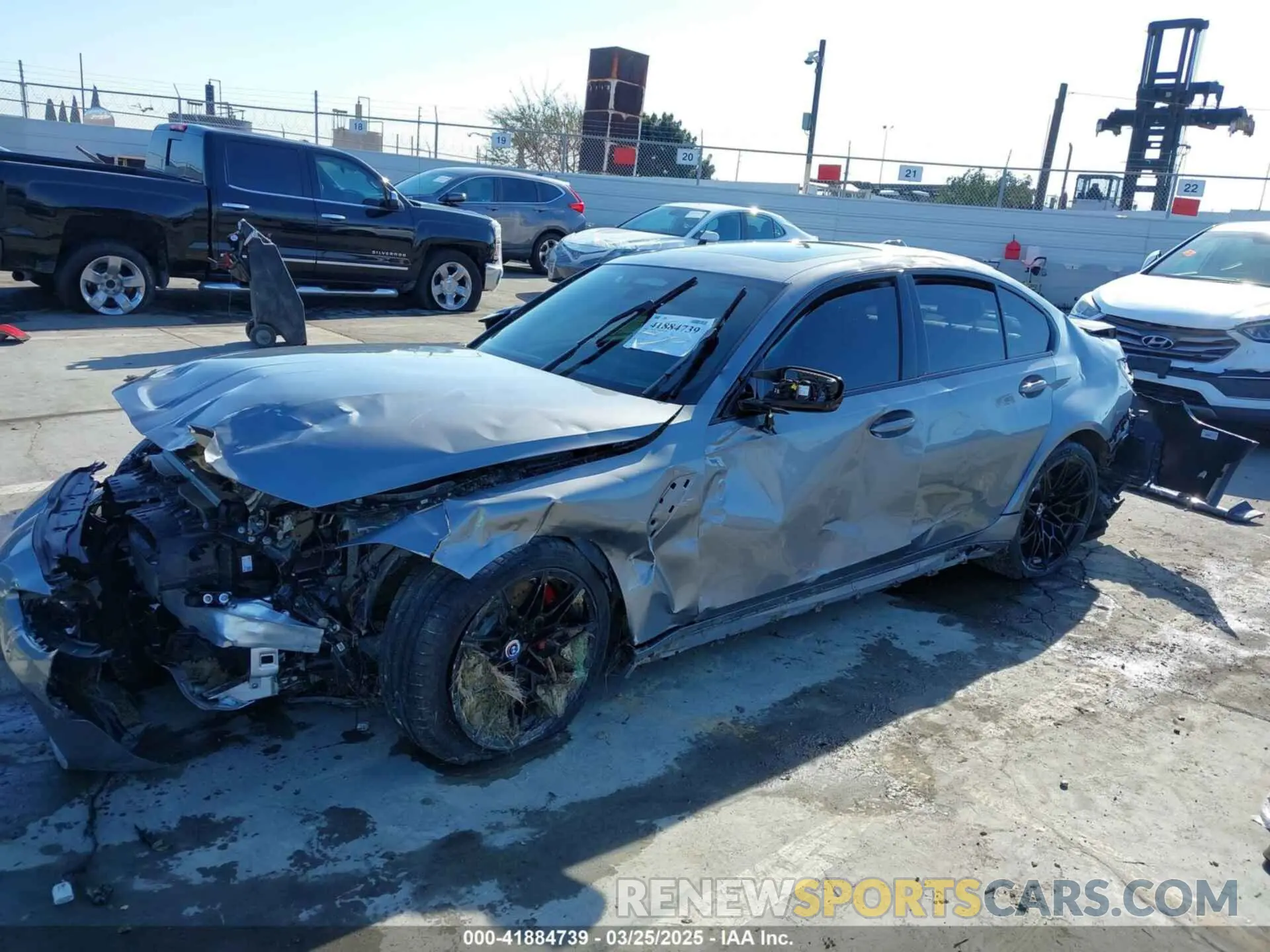 2 Photograph of a damaged car WBS33AY09PFN37528 BMW M3 2023