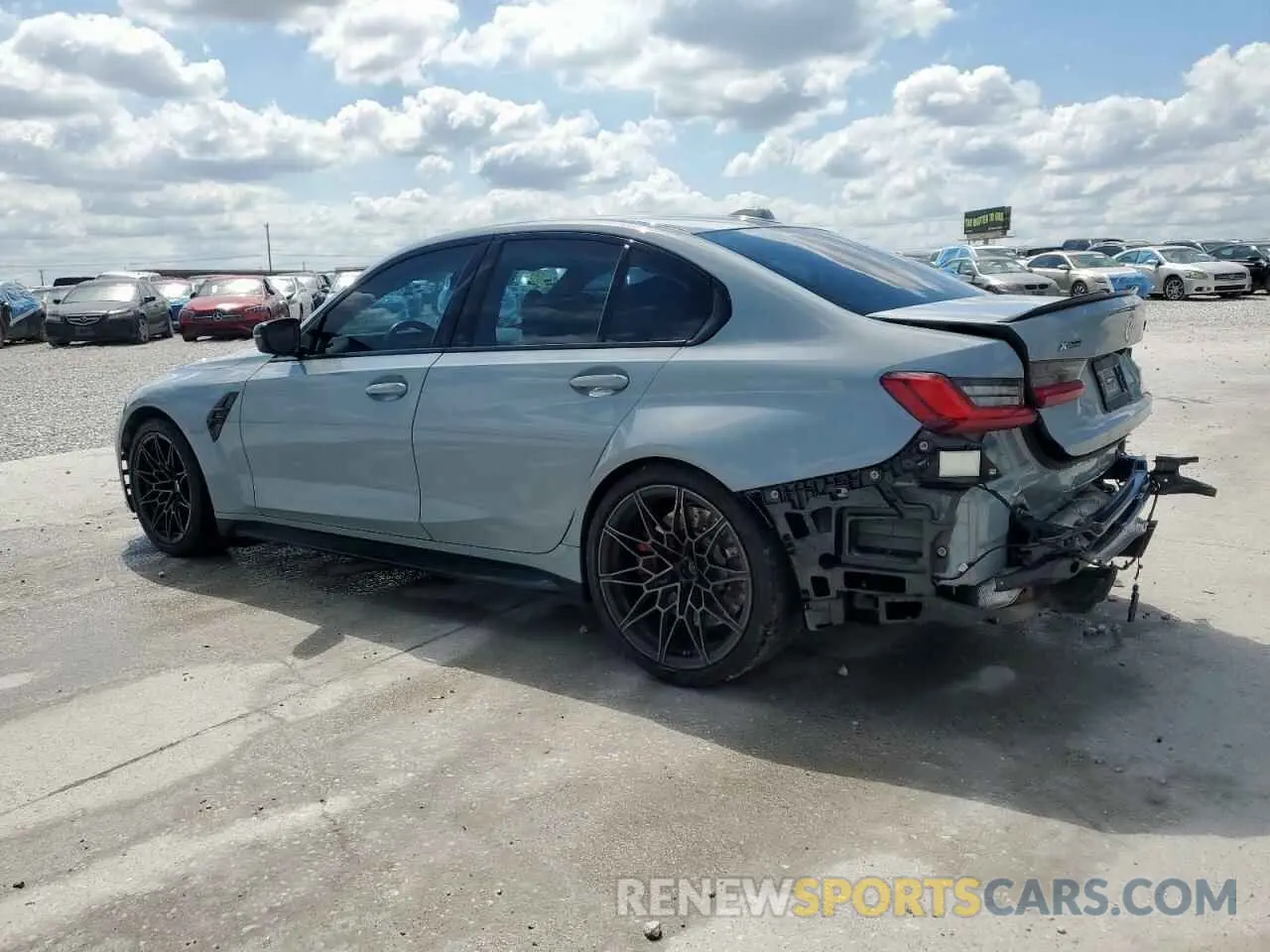 2 Photograph of a damaged car WBS43AY00PFN57168 BMW M3 2023