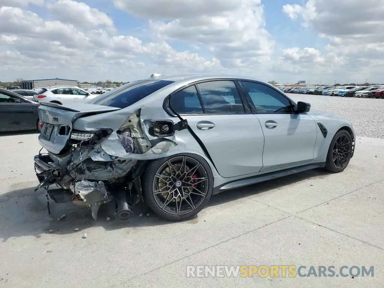 3 Photograph of a damaged car WBS43AY00PFN57168 BMW M3 2023