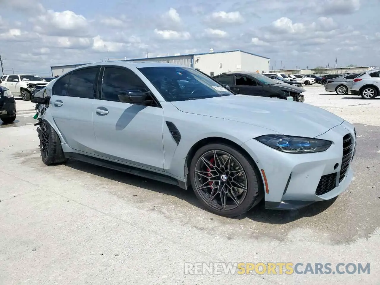 4 Photograph of a damaged car WBS43AY00PFN57168 BMW M3 2023