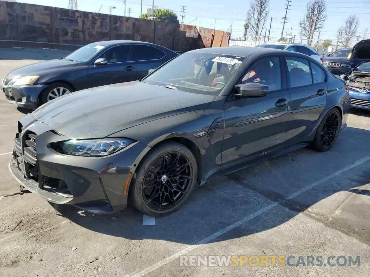 1 Photograph of a damaged car WBS43AY00PFP21678 BMW M3 2023