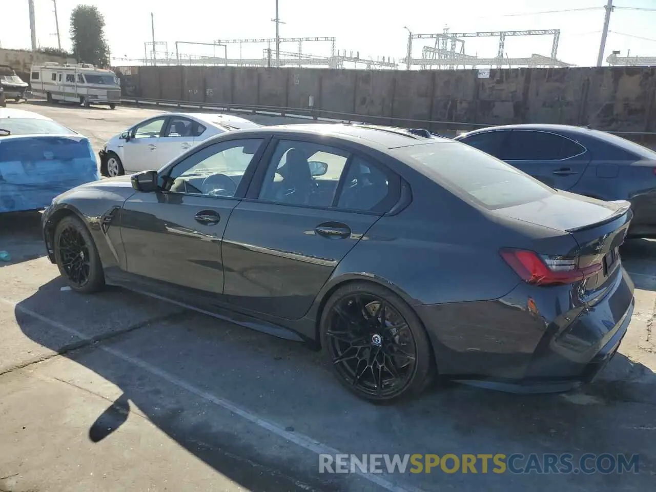 2 Photograph of a damaged car WBS43AY00PFP21678 BMW M3 2023