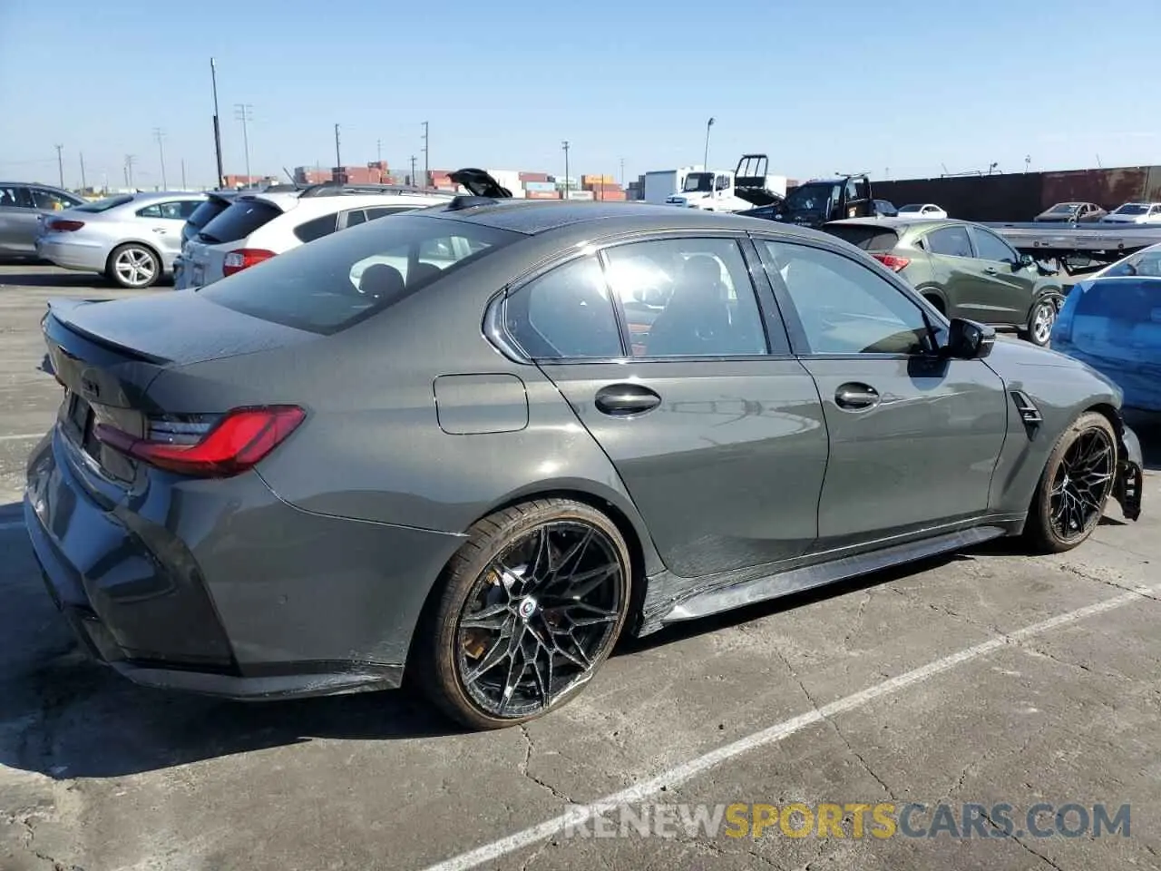 3 Photograph of a damaged car WBS43AY00PFP21678 BMW M3 2023