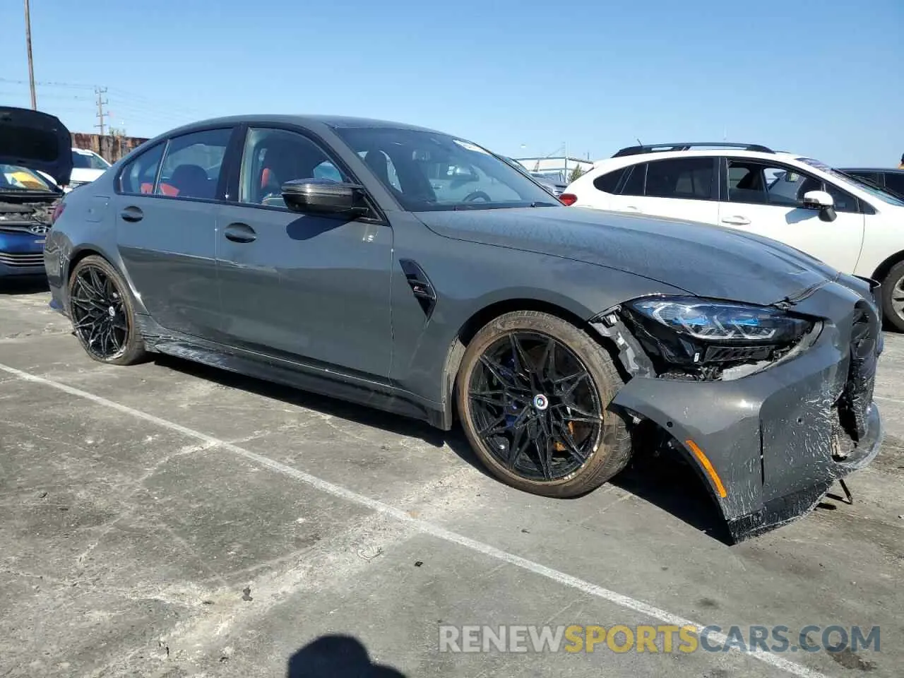 4 Photograph of a damaged car WBS43AY00PFP21678 BMW M3 2023