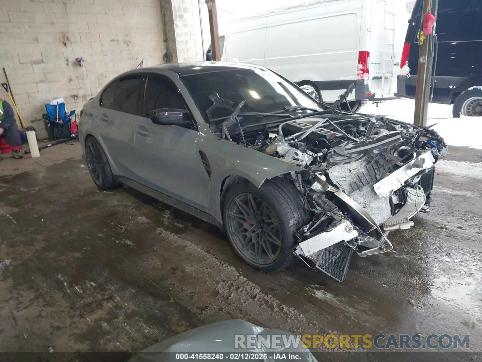 1 Photograph of a damaged car WBS43AY01PFN42727 BMW M3 2023