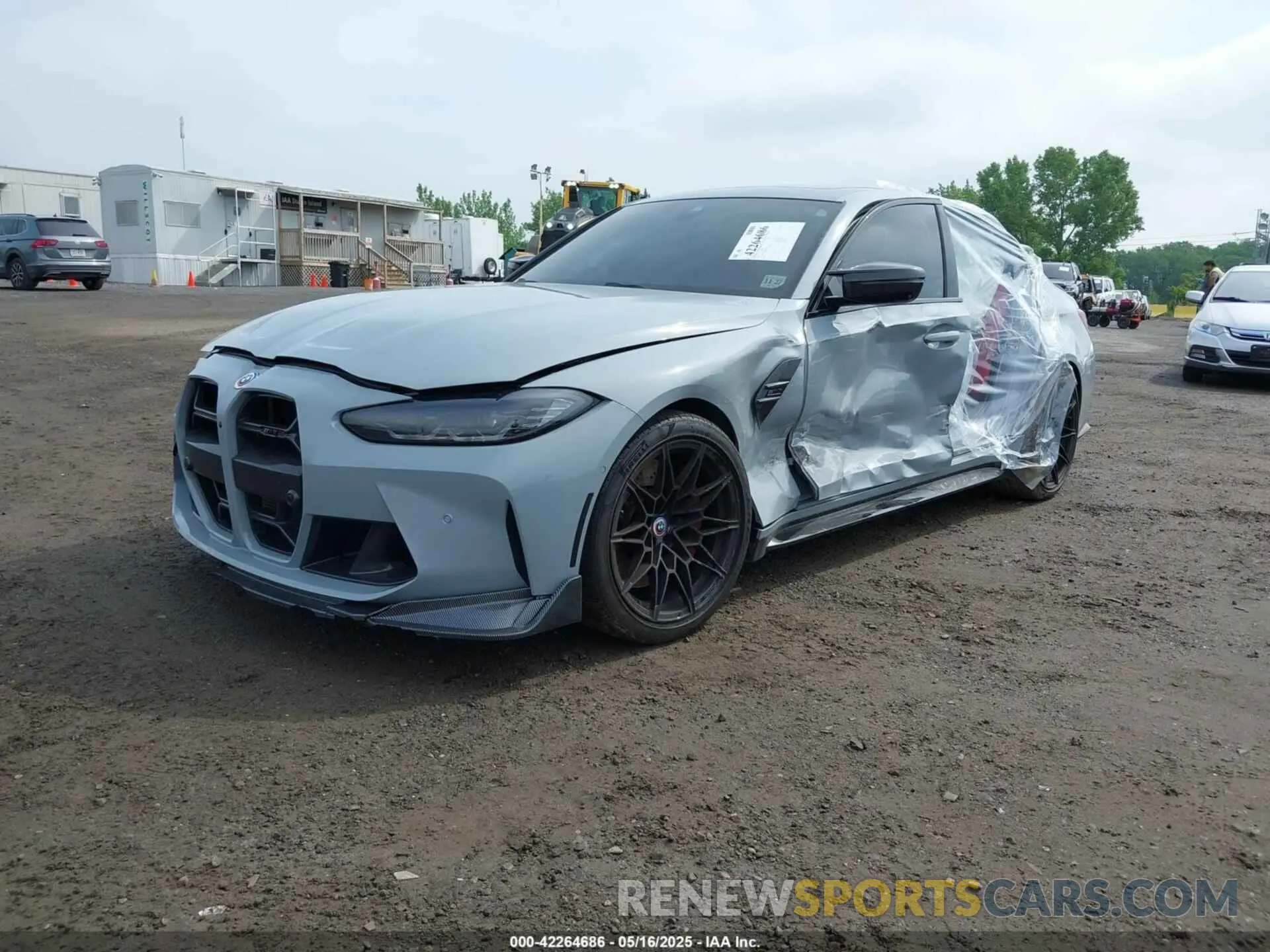 2 Photograph of a damaged car WBS43AY02PFN84856 BMW M3 2023