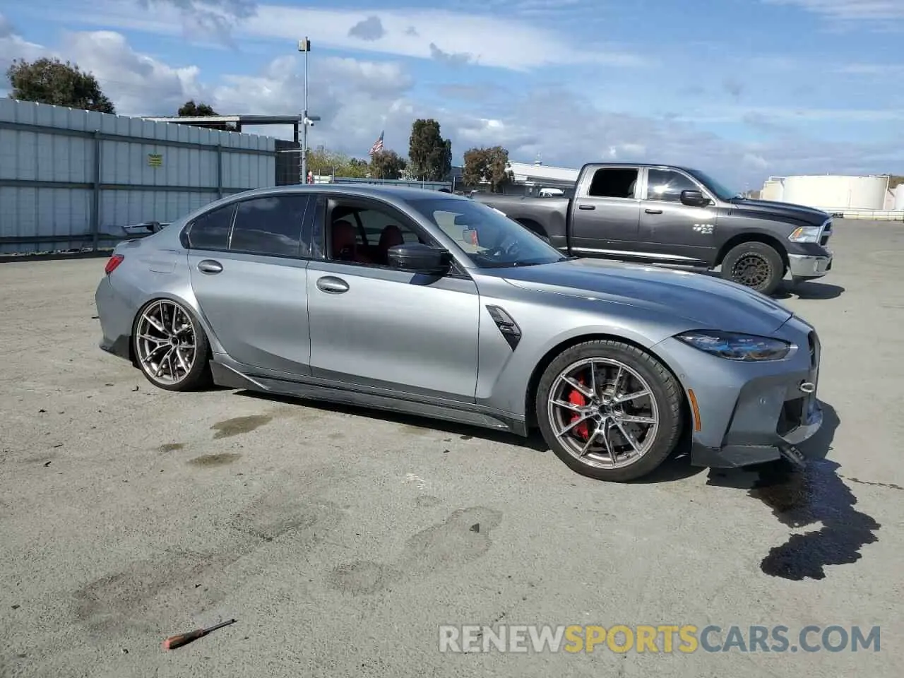 4 Photograph of a damaged car WBS43AY02PFP03618 BMW M3 2023