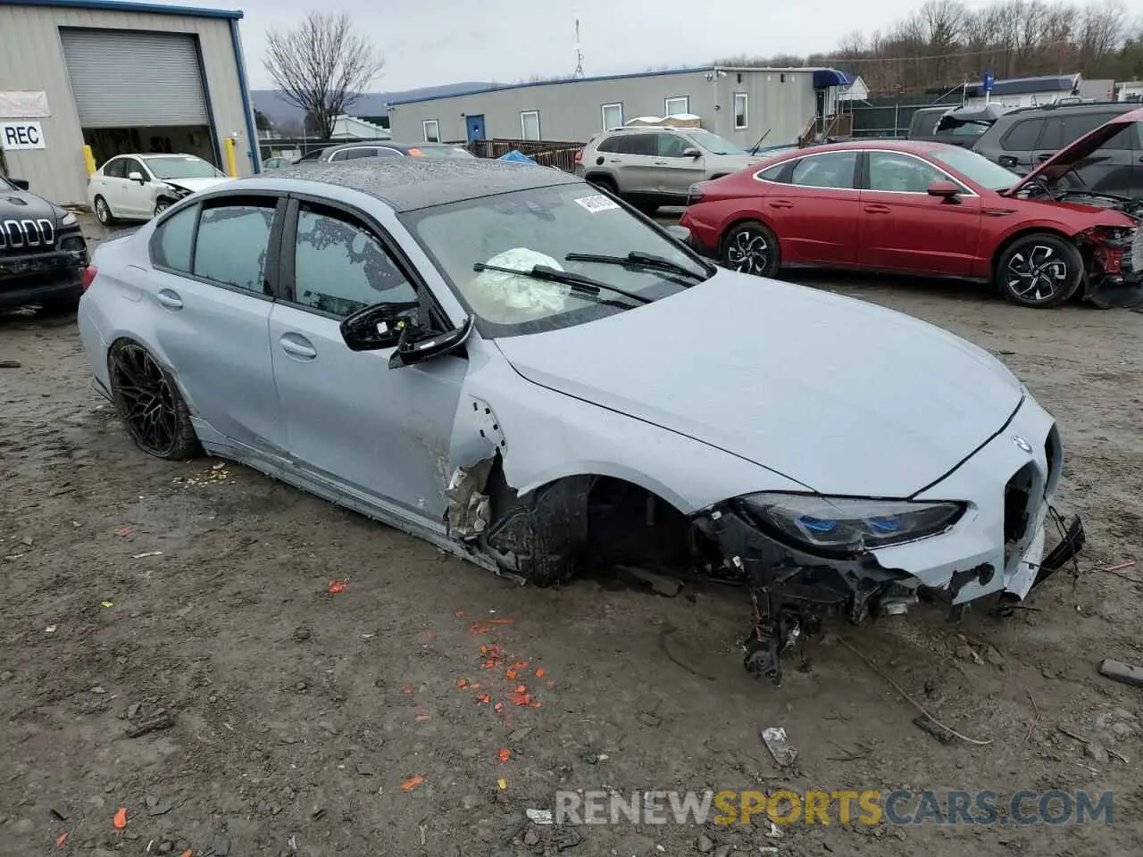4 Photograph of a damaged car WBS43AY02PFP75791 BMW M3 2023