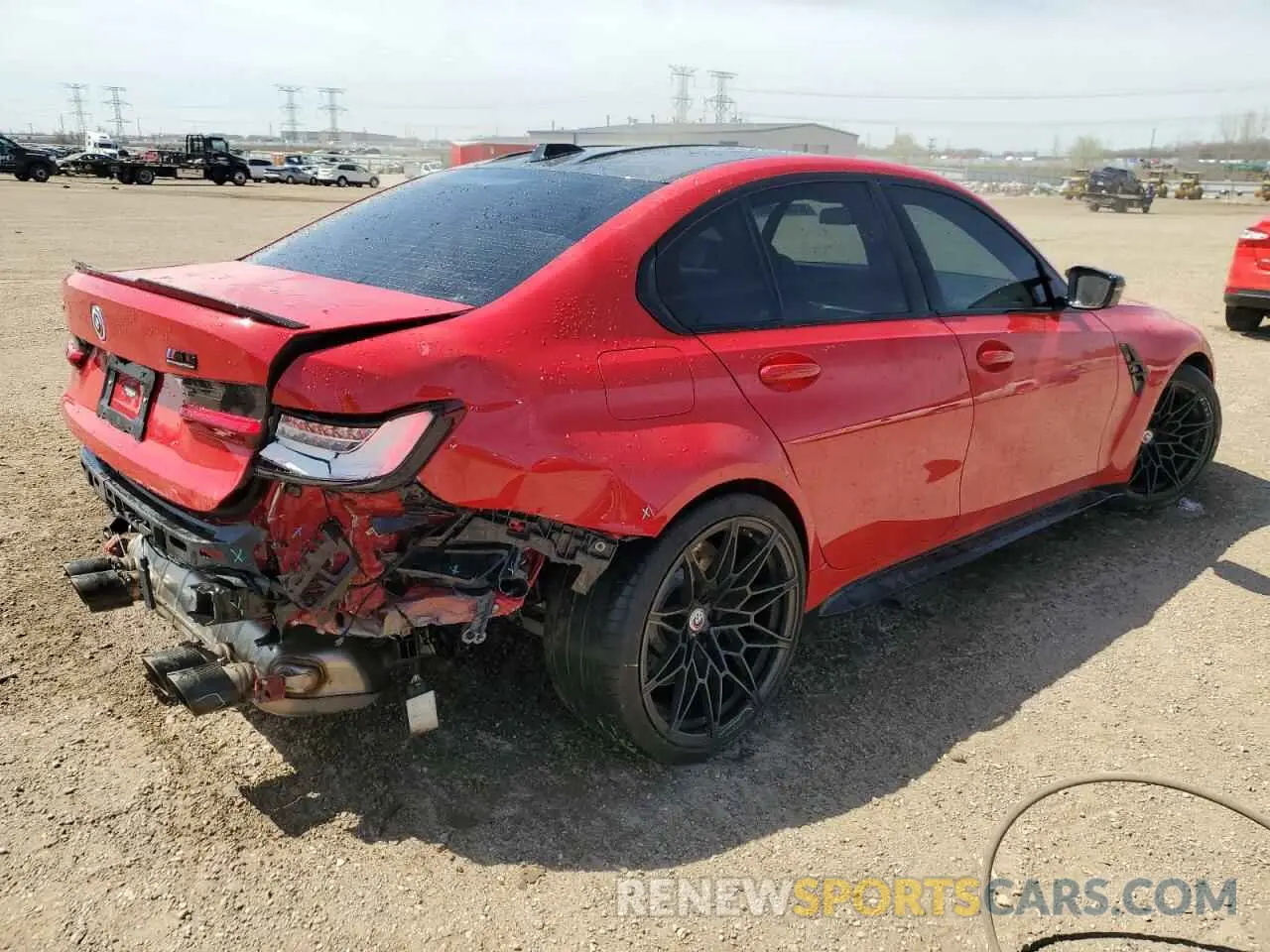 3 Photograph of a damaged car WBS43AY03PFN58833 BMW M3 2023