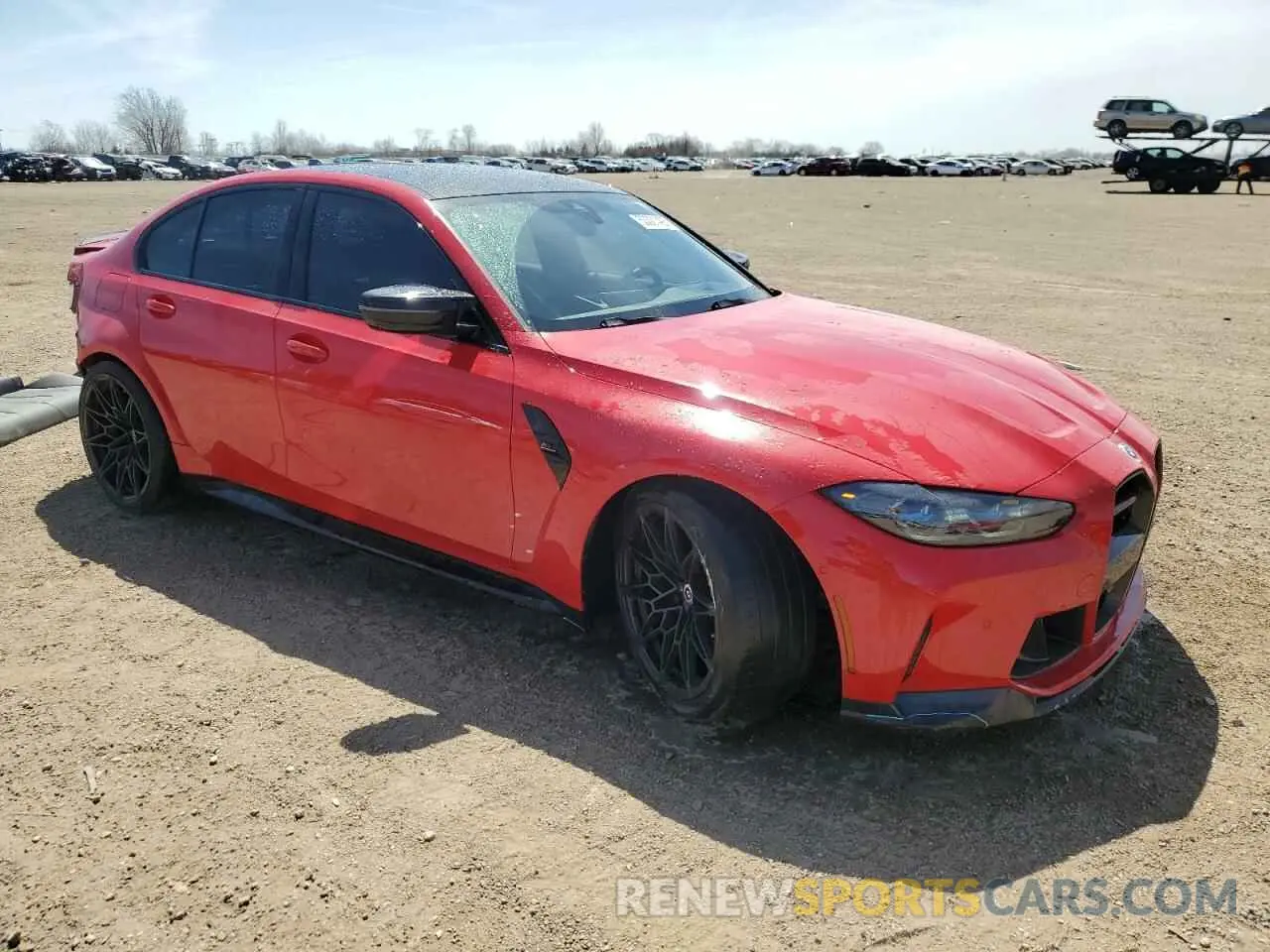 4 Photograph of a damaged car WBS43AY03PFN58833 BMW M3 2023