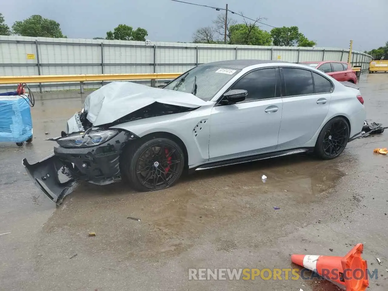 1 Photograph of a damaged car WBS43AY05PFN92613 BMW M3 2023