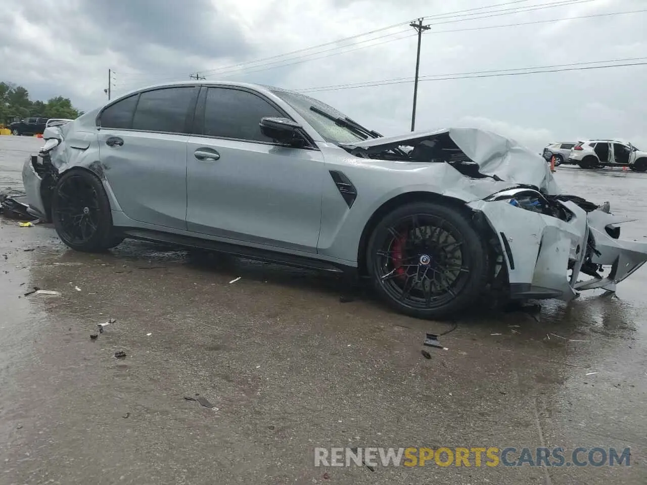 4 Photograph of a damaged car WBS43AY05PFN92613 BMW M3 2023