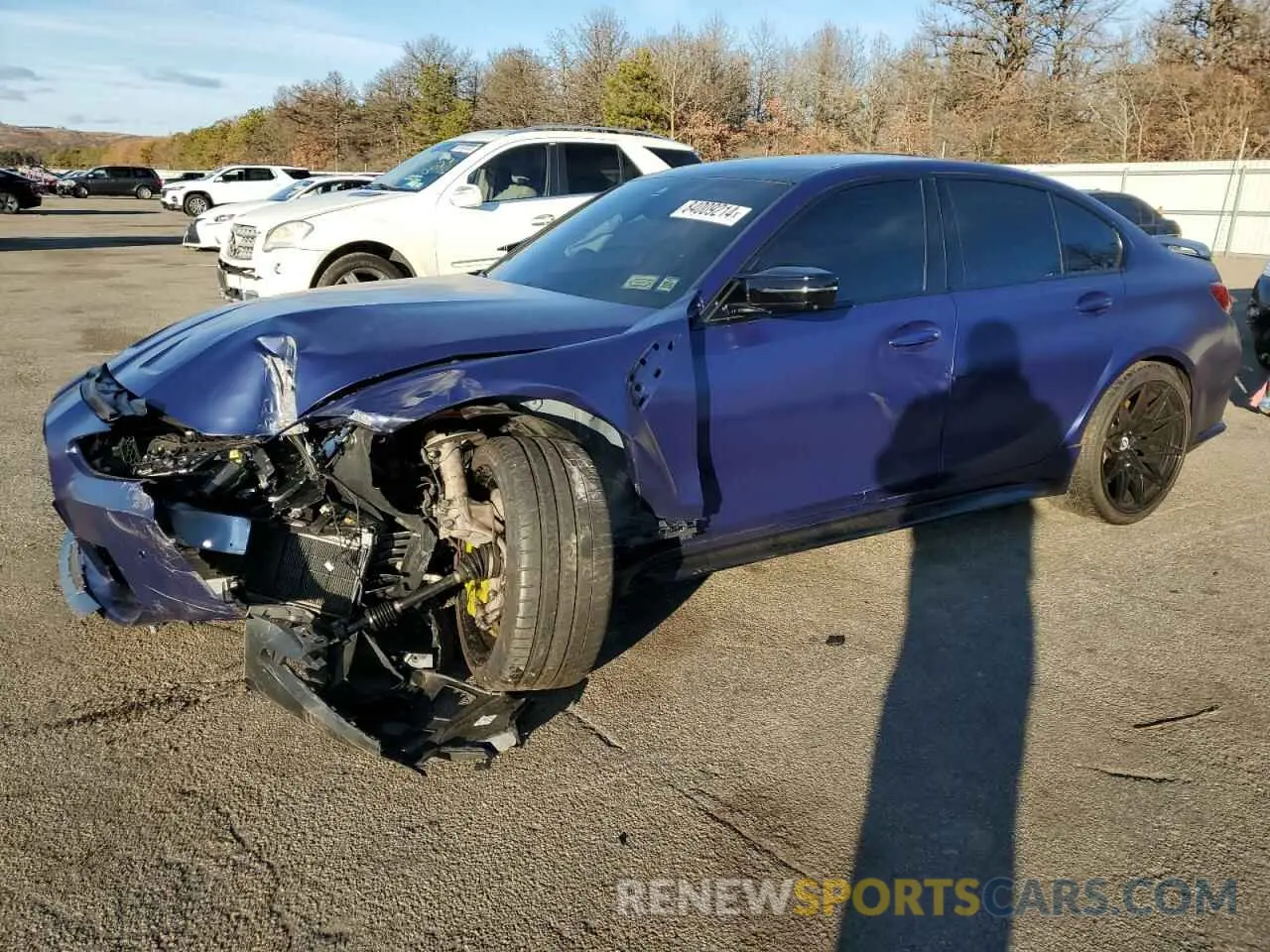 1 Photograph of a damaged car WBS43AY07PFN31912 BMW M3 2023