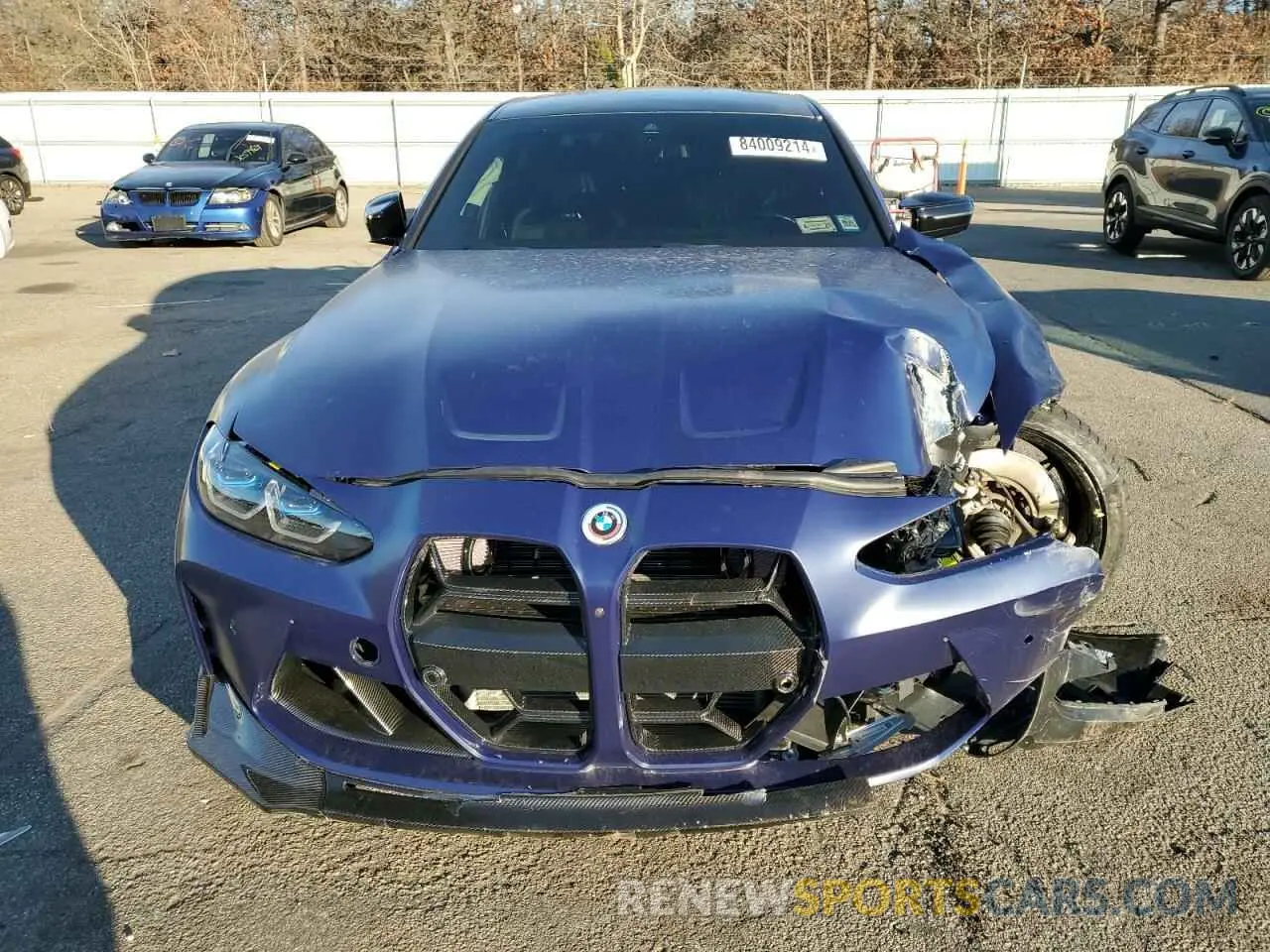 5 Photograph of a damaged car WBS43AY07PFN31912 BMW M3 2023