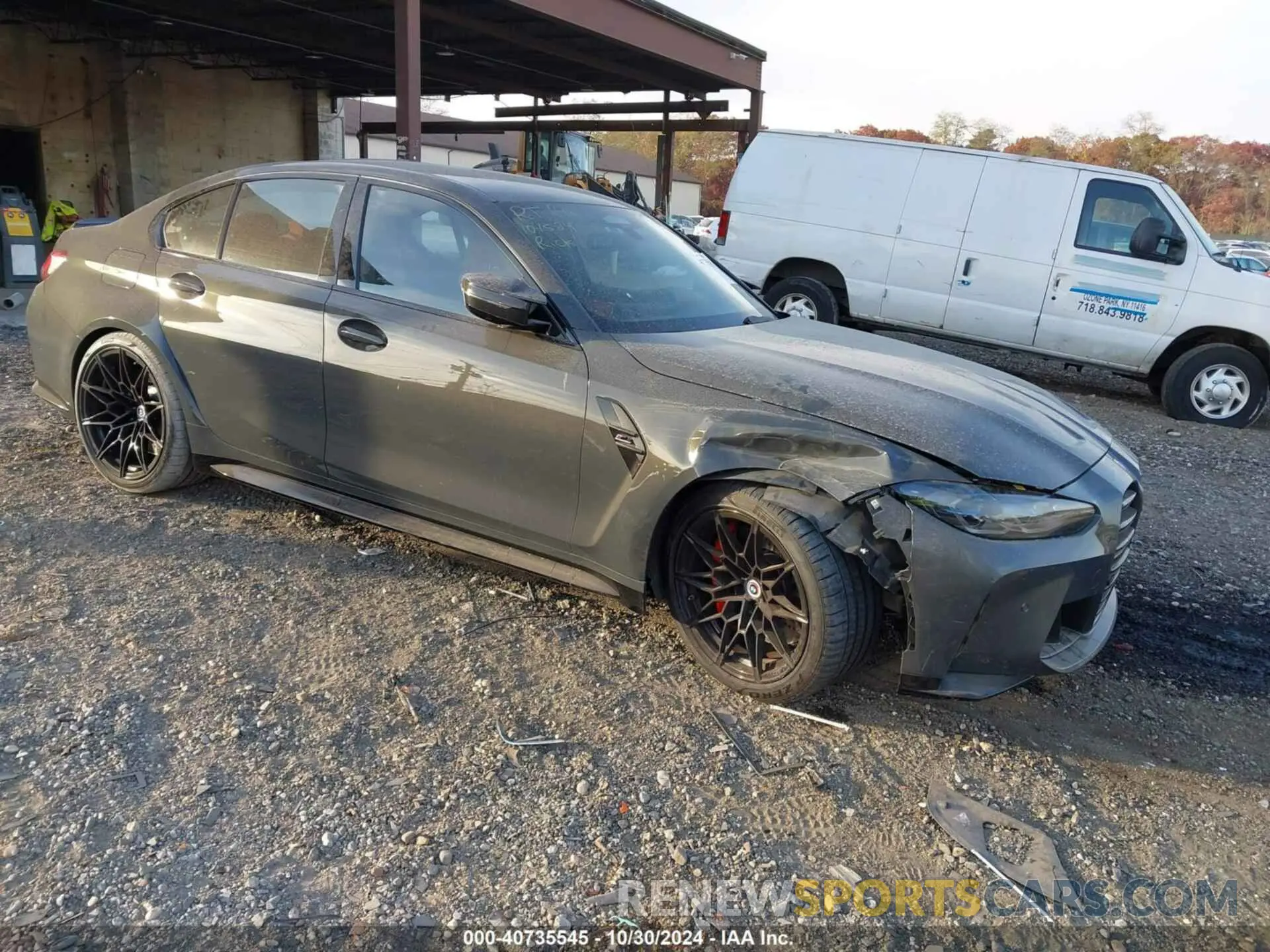 1 Photograph of a damaged car WBS43AY07PFN91690 BMW M3 2023