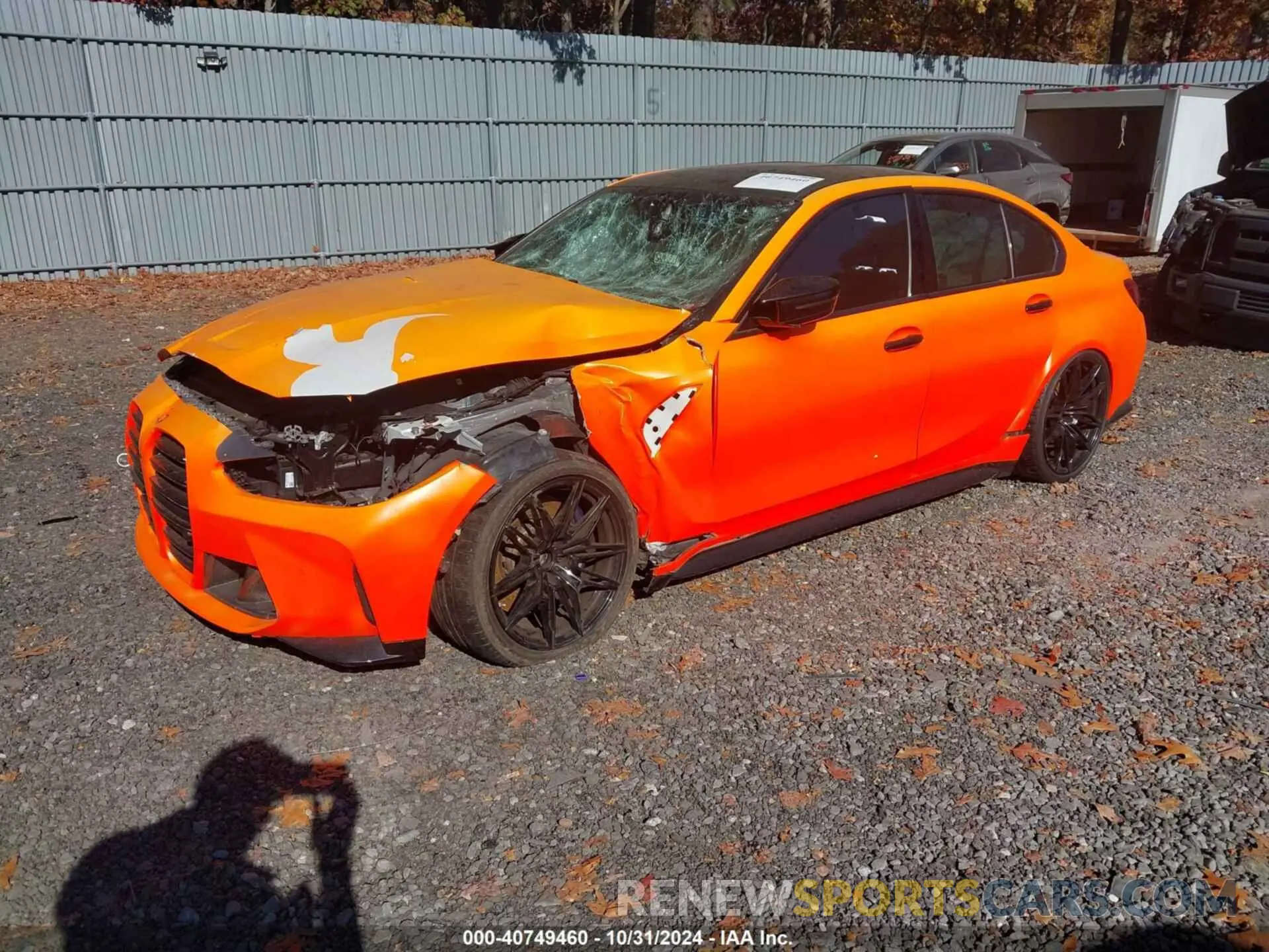 2 Photograph of a damaged car WBS43AY07PFP27865 BMW M3 2023