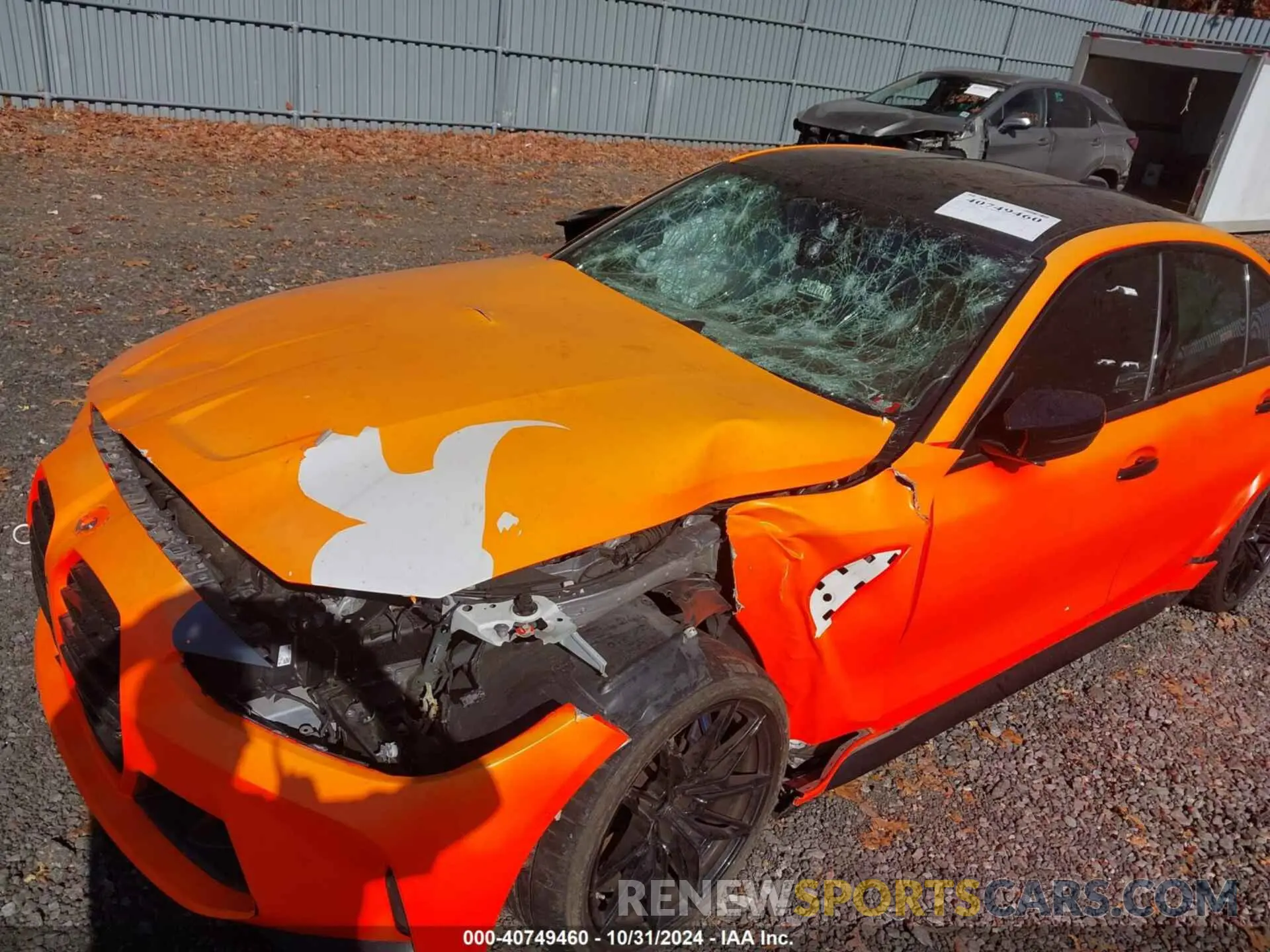 6 Photograph of a damaged car WBS43AY07PFP27865 BMW M3 2023