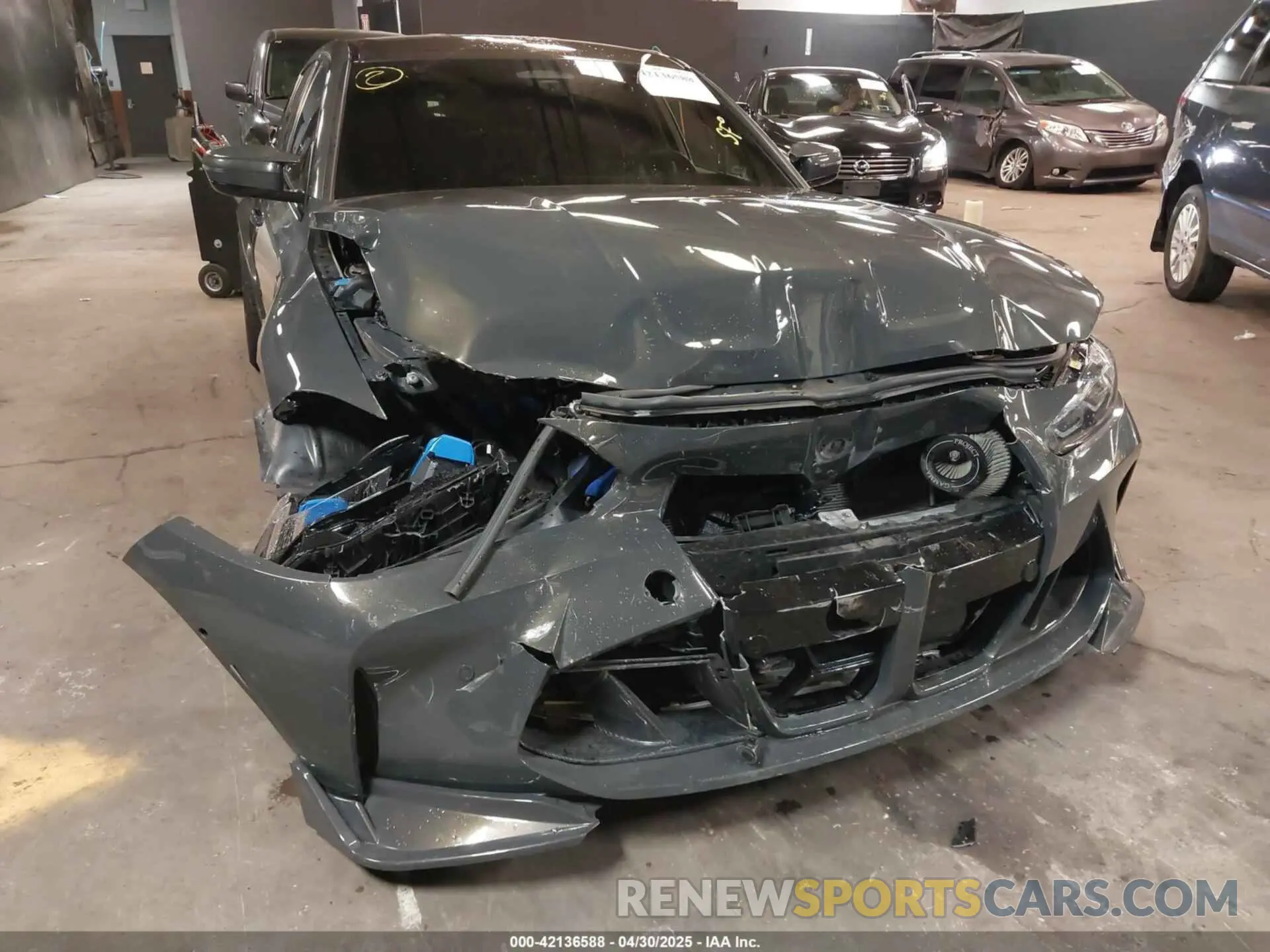 6 Photograph of a damaged car WBS43AY08PFP63435 BMW M3 2023