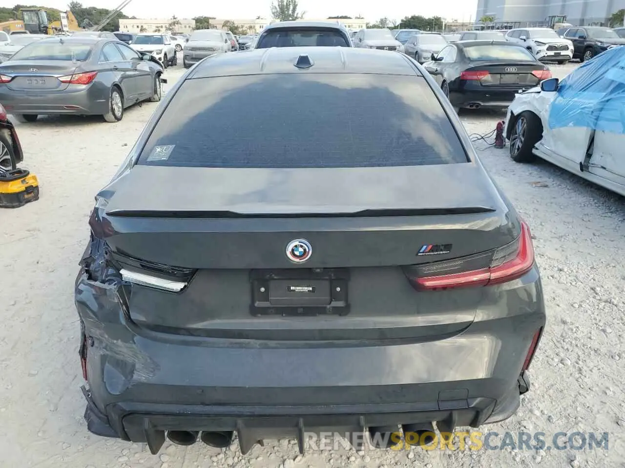 6 Photograph of a damaged car WBS43AY09PFP07455 BMW M3 2023