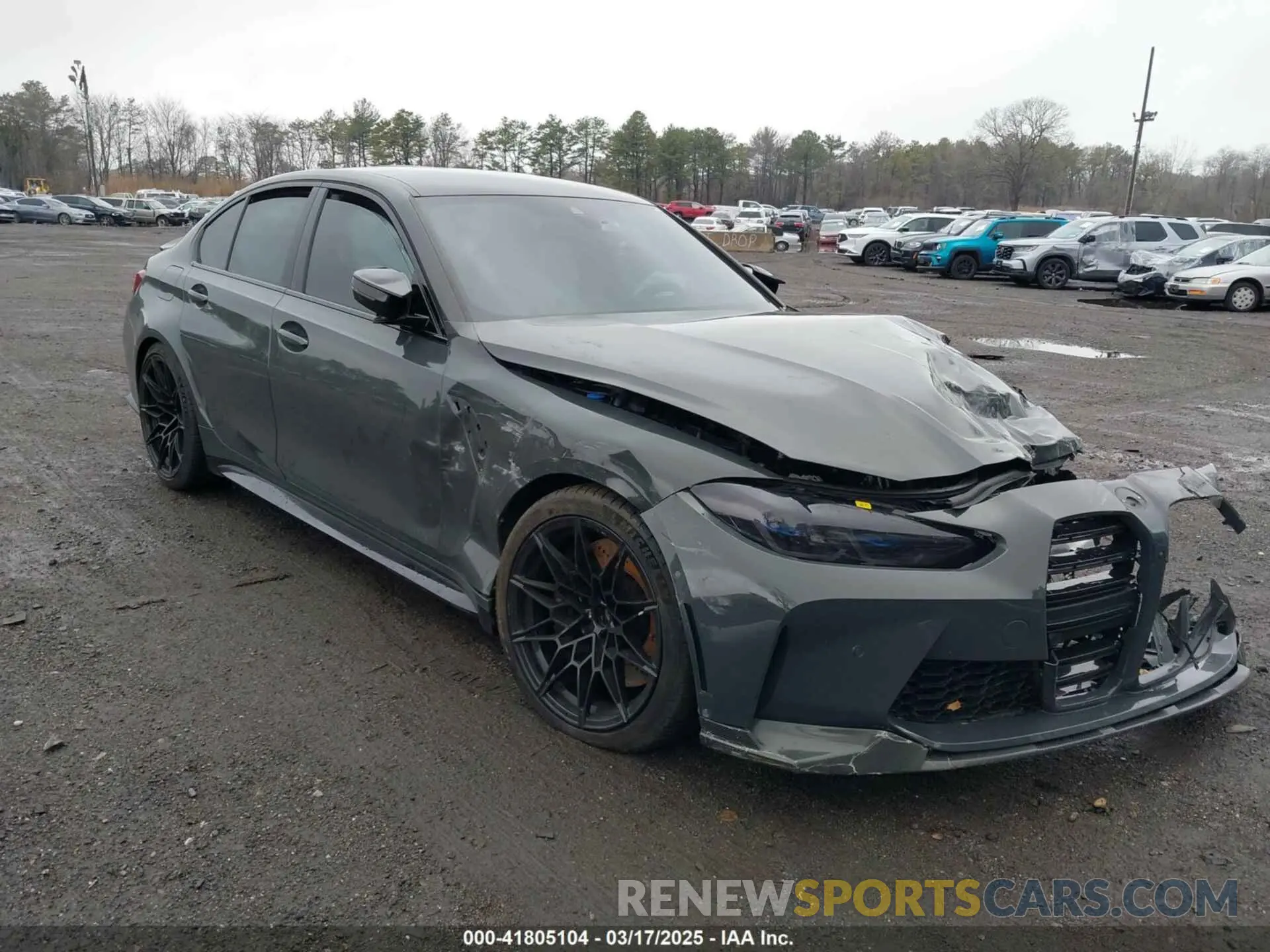 1 Photograph of a damaged car WBS43AY0XPFN86807 BMW M3 2023